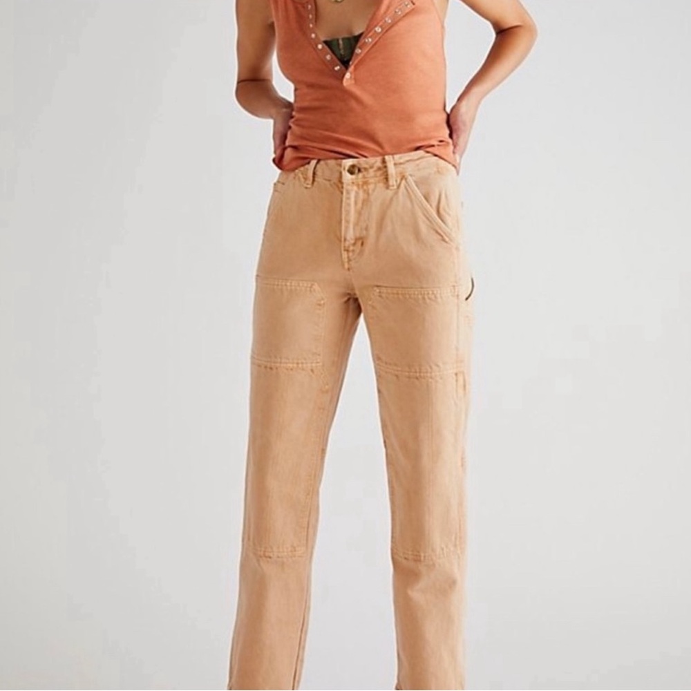 Free People nwot Dover High-Rise carpenter jeans, size 28